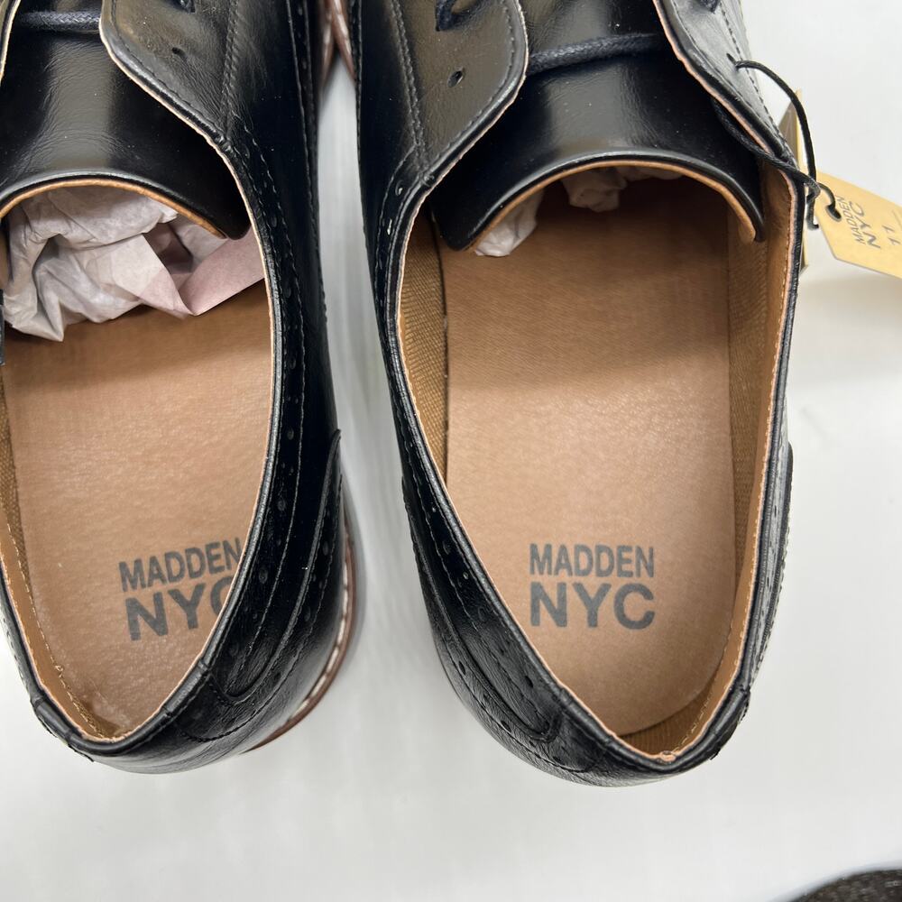 Madden NYC Men's Anthony Oxford Shoes Lace-up Black Size 11 - Picture 8 of 12